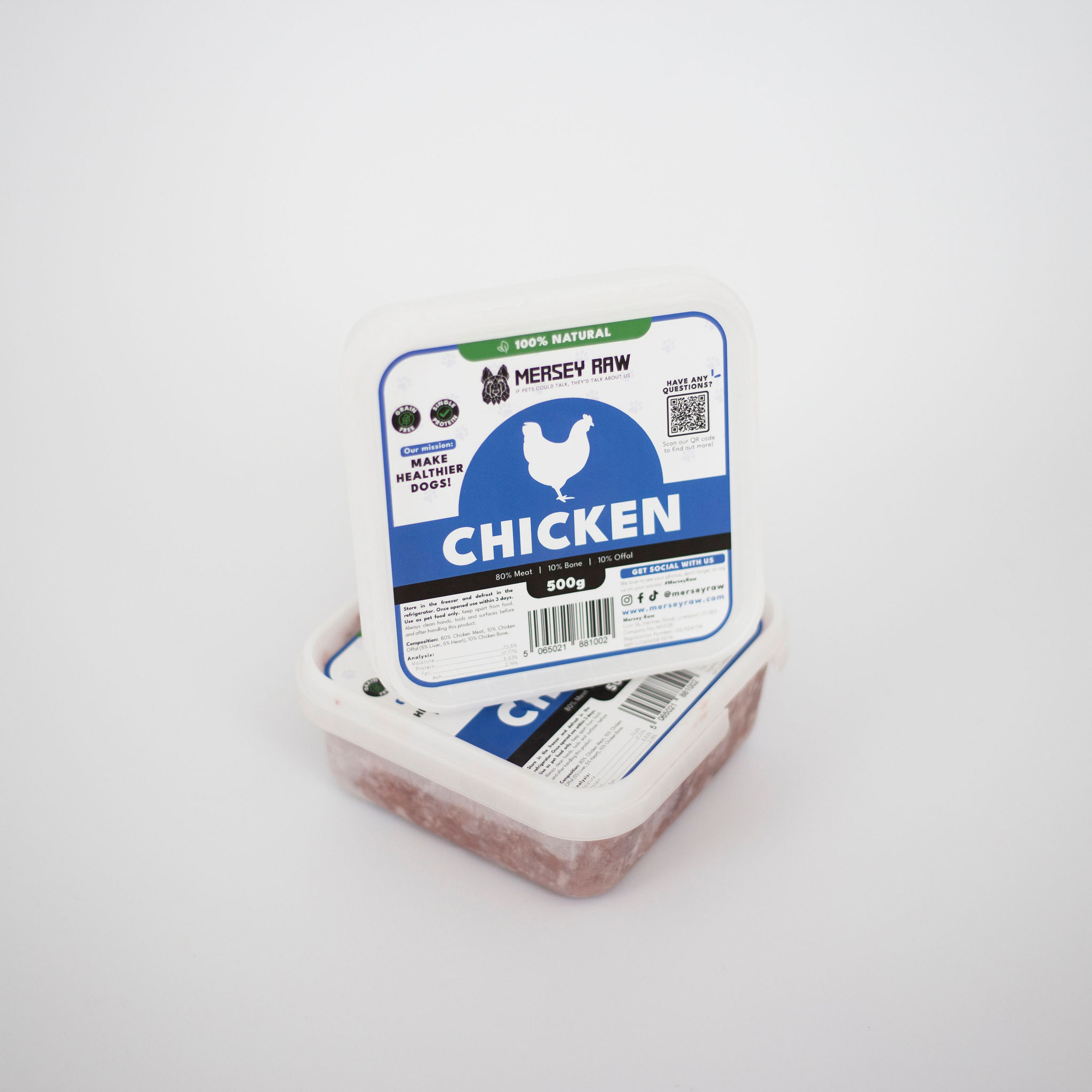 Mersey Raw Chicken 500g