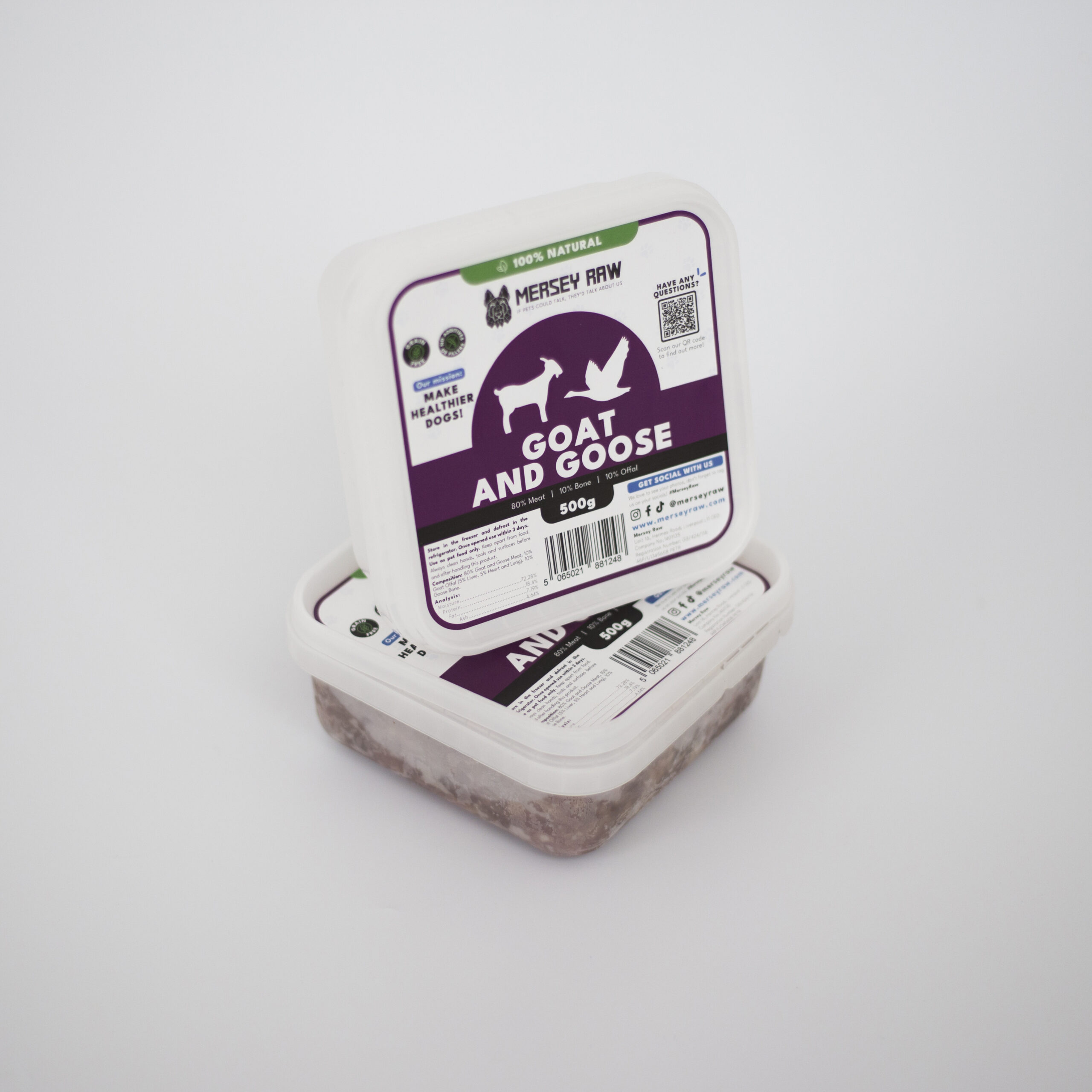 Mersey Raw Goat and Goose 500g