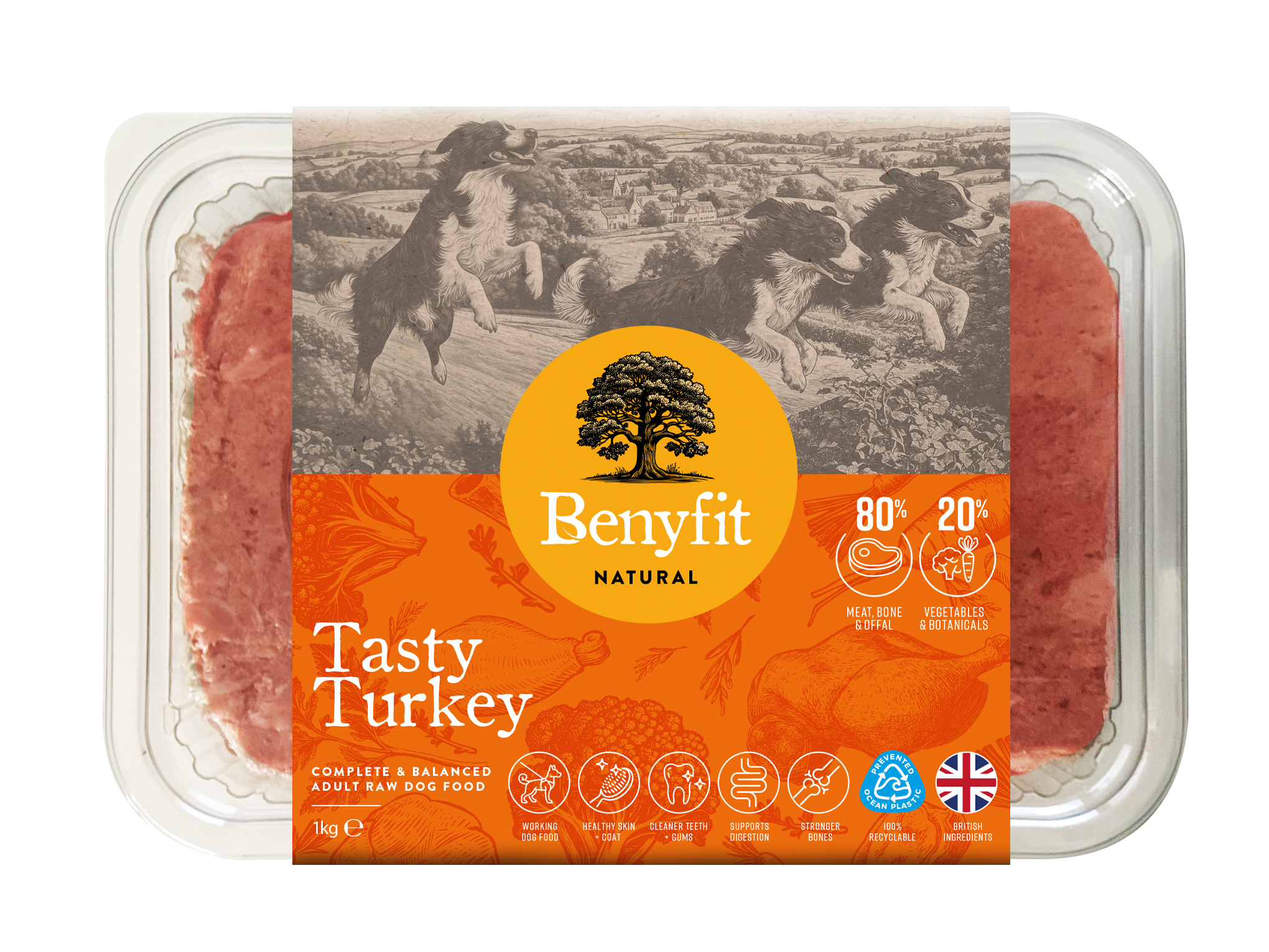 Benyfit Natural, Tasty Turkey, 1kg
