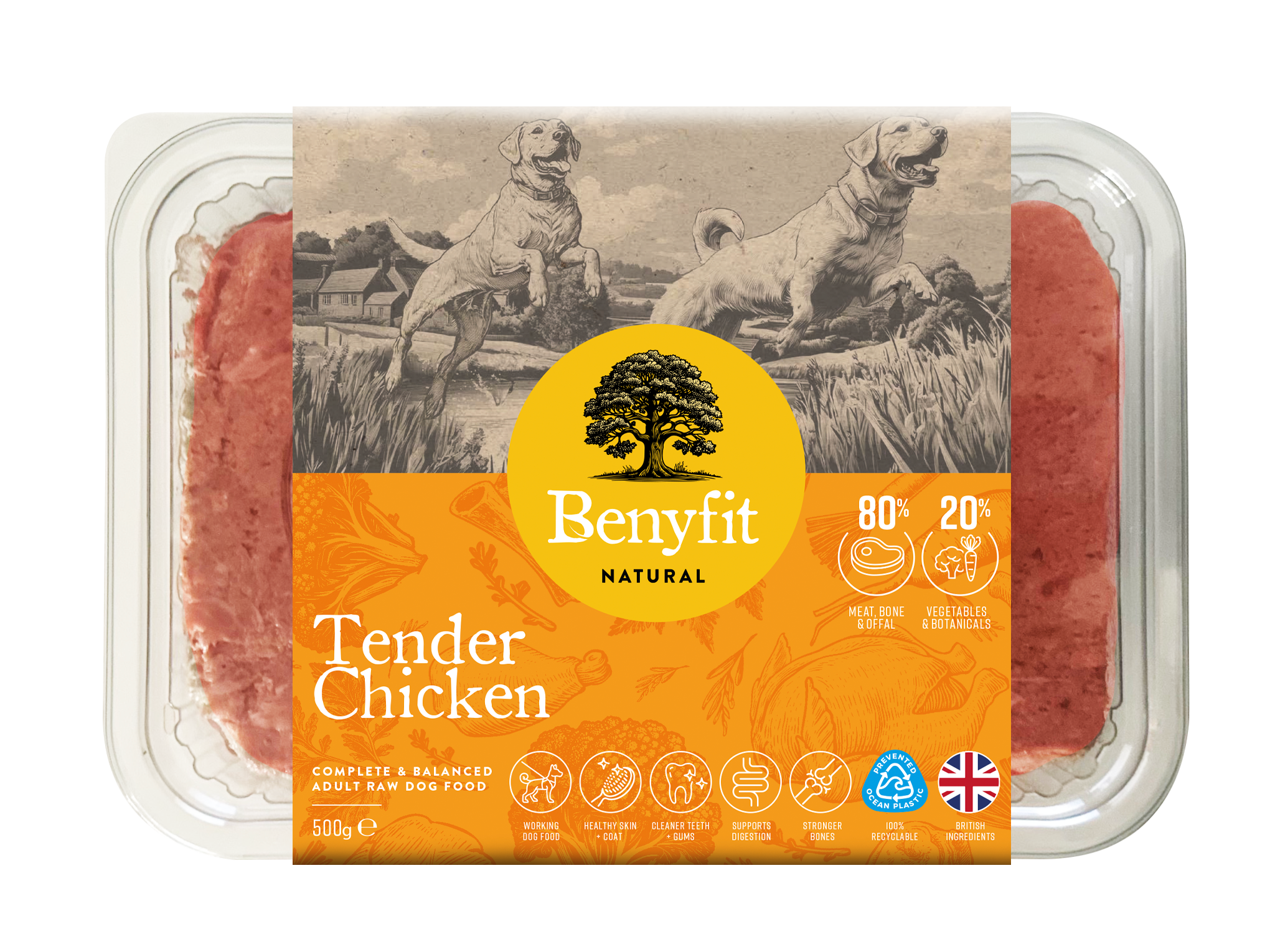 Benyfit Natural, Tender Chicken, 500g